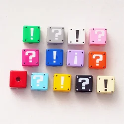 New Cartoon Square Beads Loose Beads Mobile Phone Chain Keychain DIY Hair Rope Jewelry Accessories Wholesale