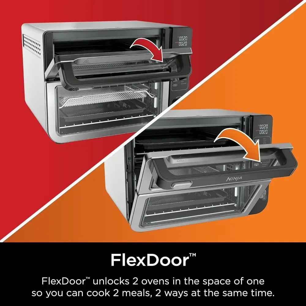 SAT For DCT401 12-in-1 Double Oven with FlexDoor, FlavorSeal & Smart Finish, Rapid Top Convection and Air Fry Bottom