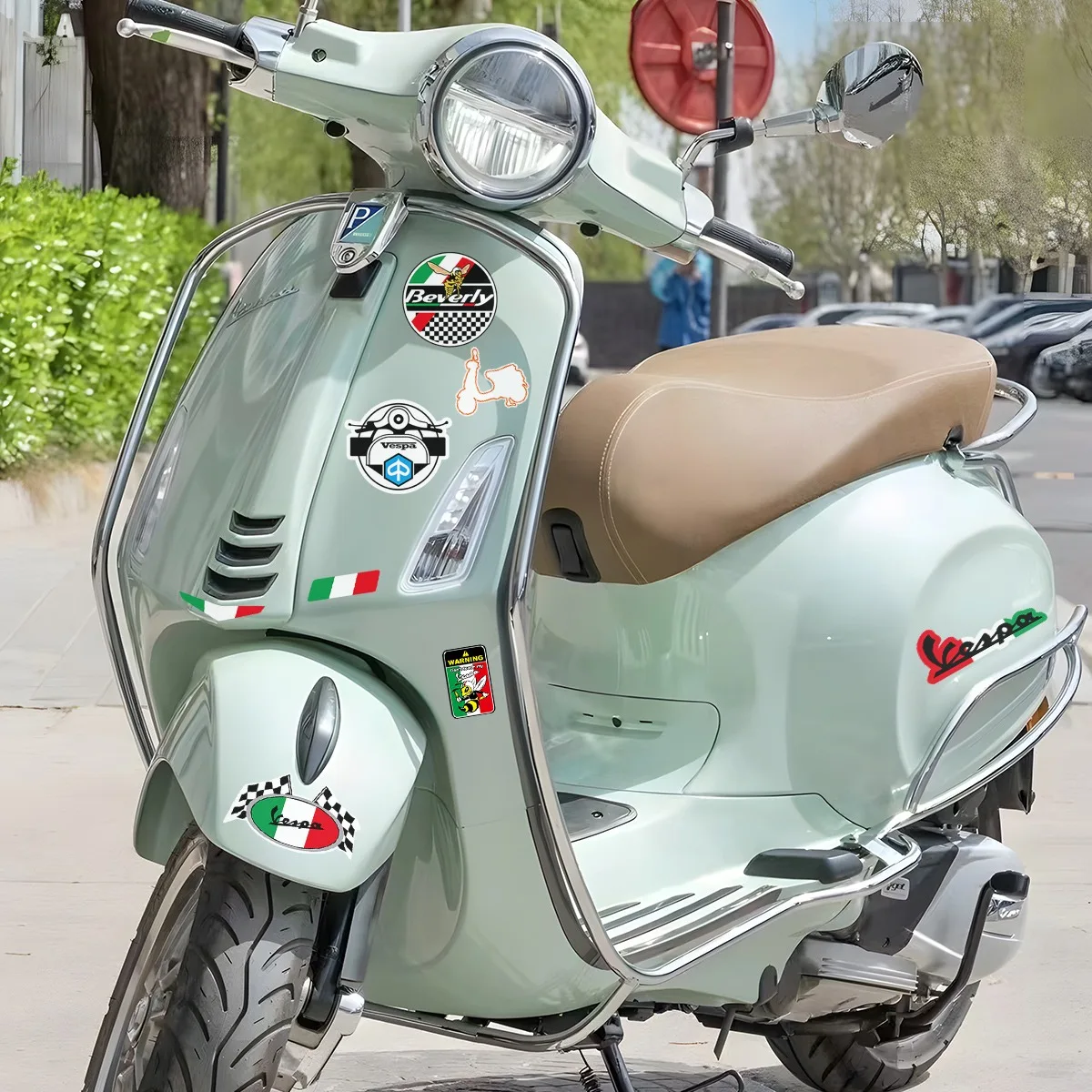 ملصقات خوذة جسم الدراجة النارية لبيجيو فيسبا بيفرلي بريمافيرا سبرينت ربيع PX LX GTS GTS 300 300 200 150 125