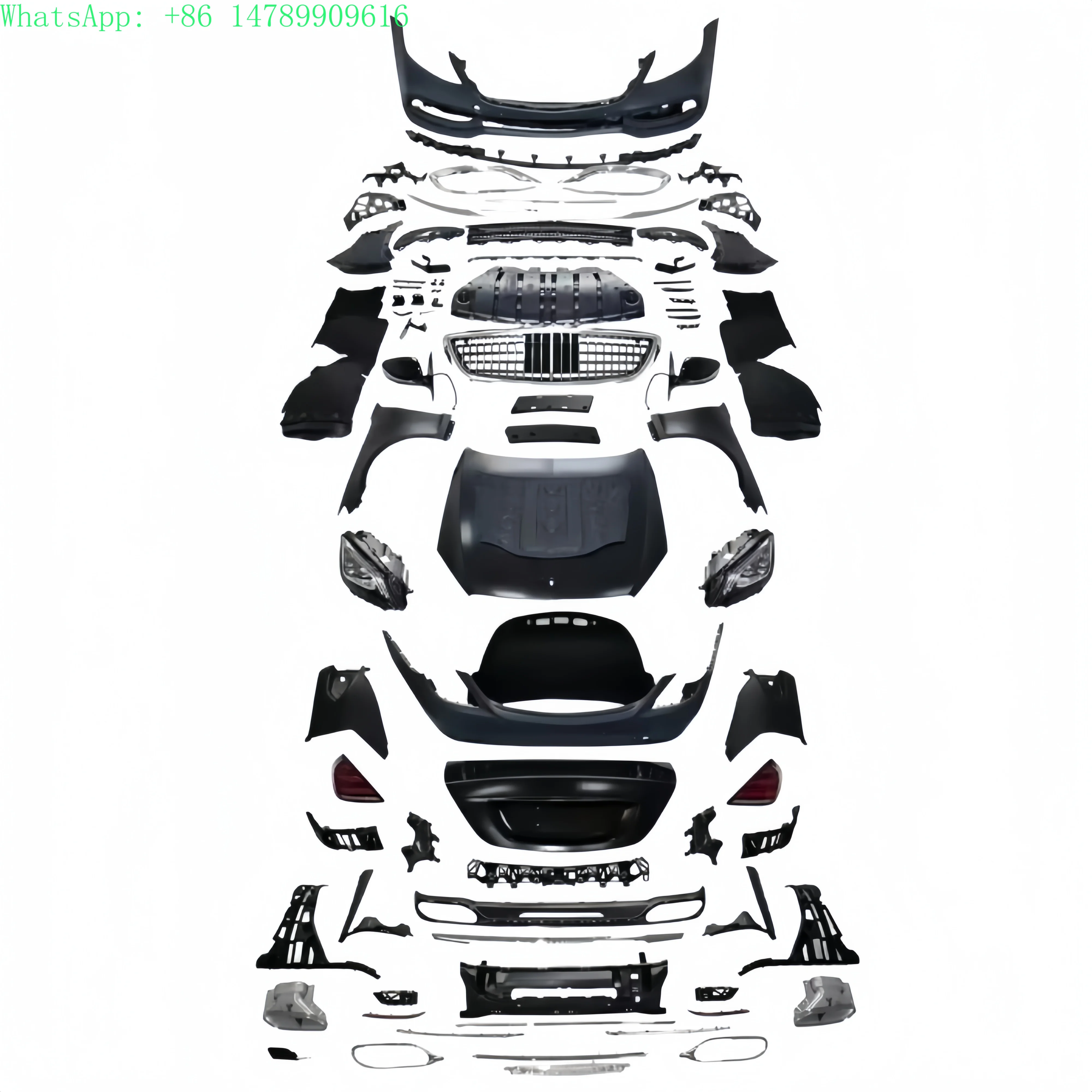 Extreme MakeoverSuitable For S-Class 2008-2013 W221 Old Model Upgrade New W222 KitFull Custom Build With An Old