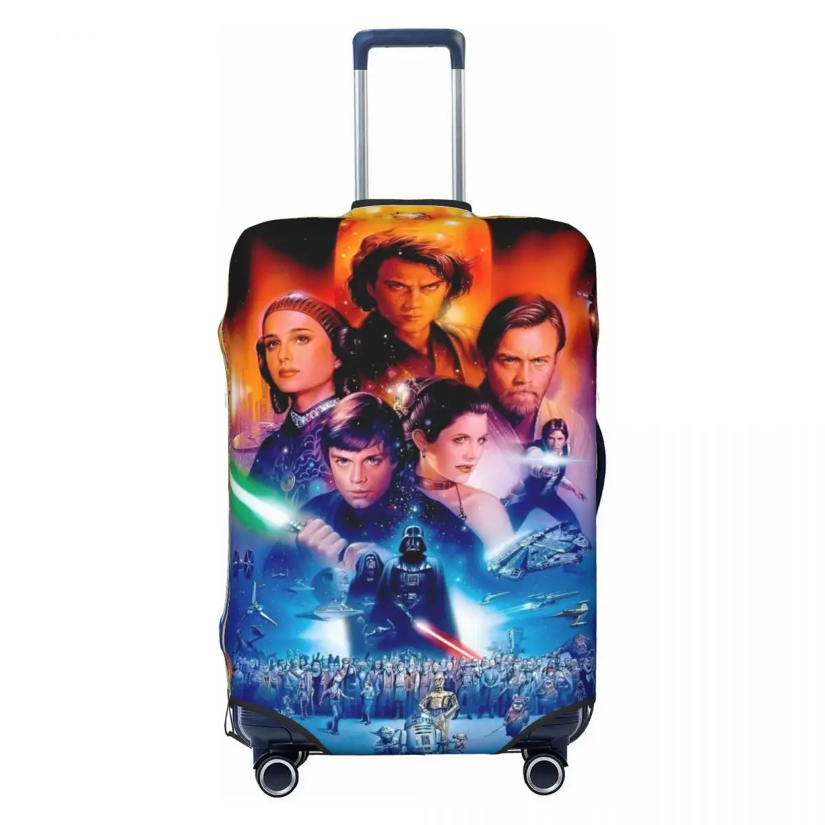 Cartoon W-Wars Anime S-Star Suitcase Cover Holiday Practical Luggage Accesories Travel Protector