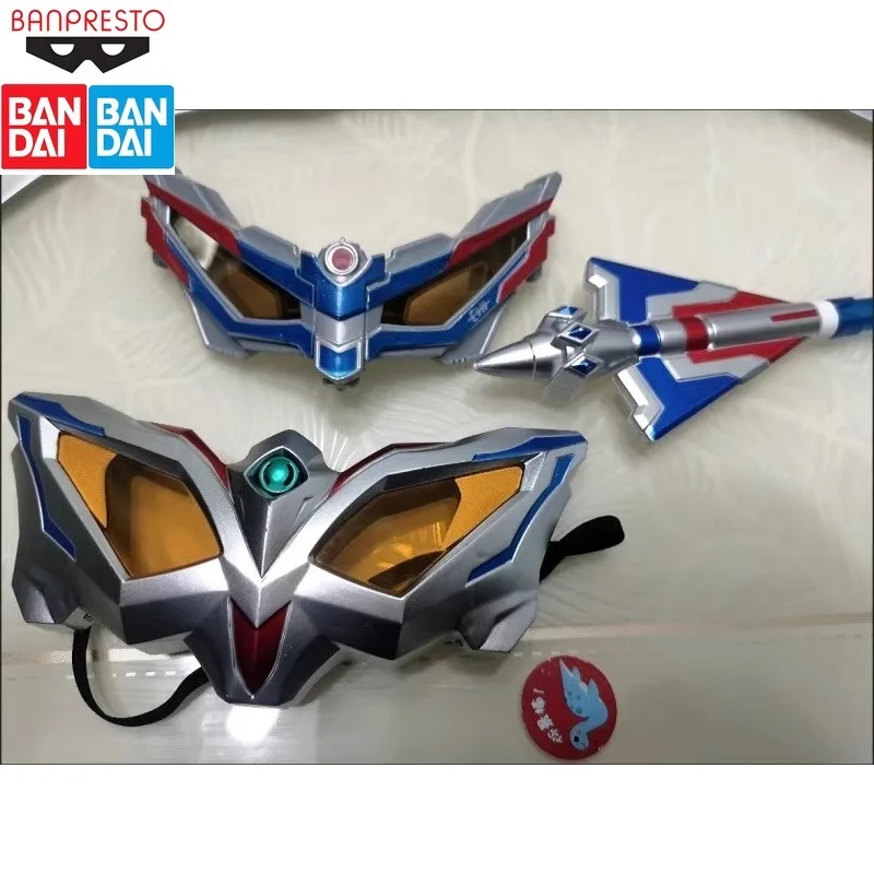 

In Stock BANDAI Original Ultraman Zero Transformer Glasses Set Sound and Light Can Be Used To Collect Holiday Gifts