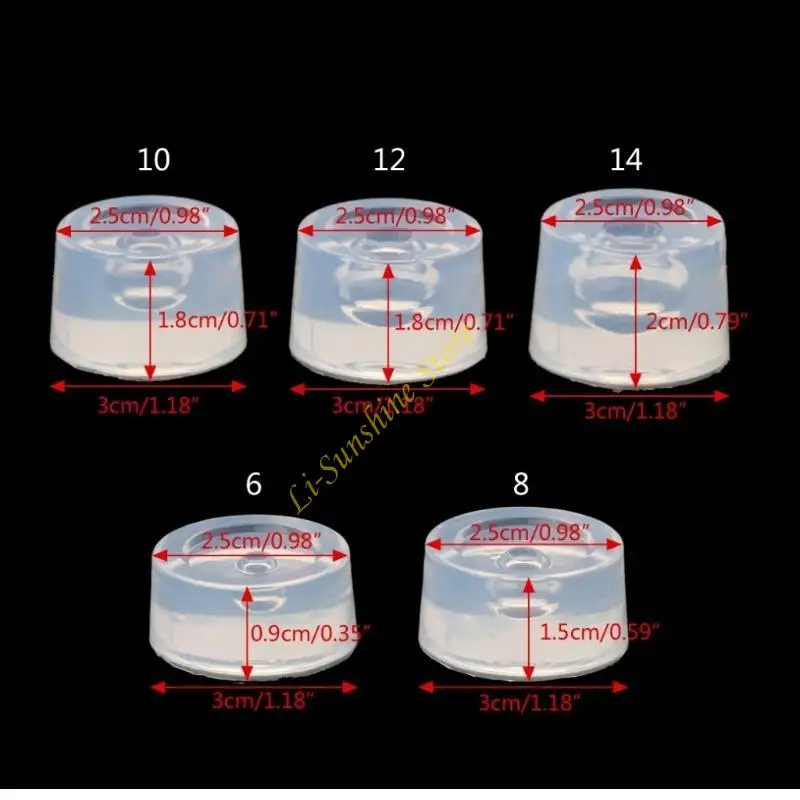 DIY Sphere Round Mold for Resin Epoxy Jewelry Making Homemade Craft Molds QX2F