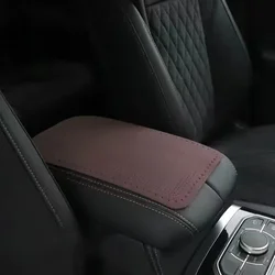 1PC Car Armrest Box Protection Pad Car Central Armrest Glove Four Seasons Universal Plush Elbow Pad Car Interior Accessories