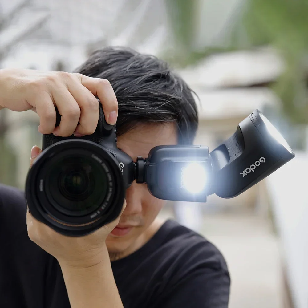 Godoxカメラフラッシュライト、リチウムイオン丸頭、ワイヤレス伝送、v1プロ、キヤノン、ニコン、ソニー、富士、オリンパス、ttl、hss、1/8000s、2.4g