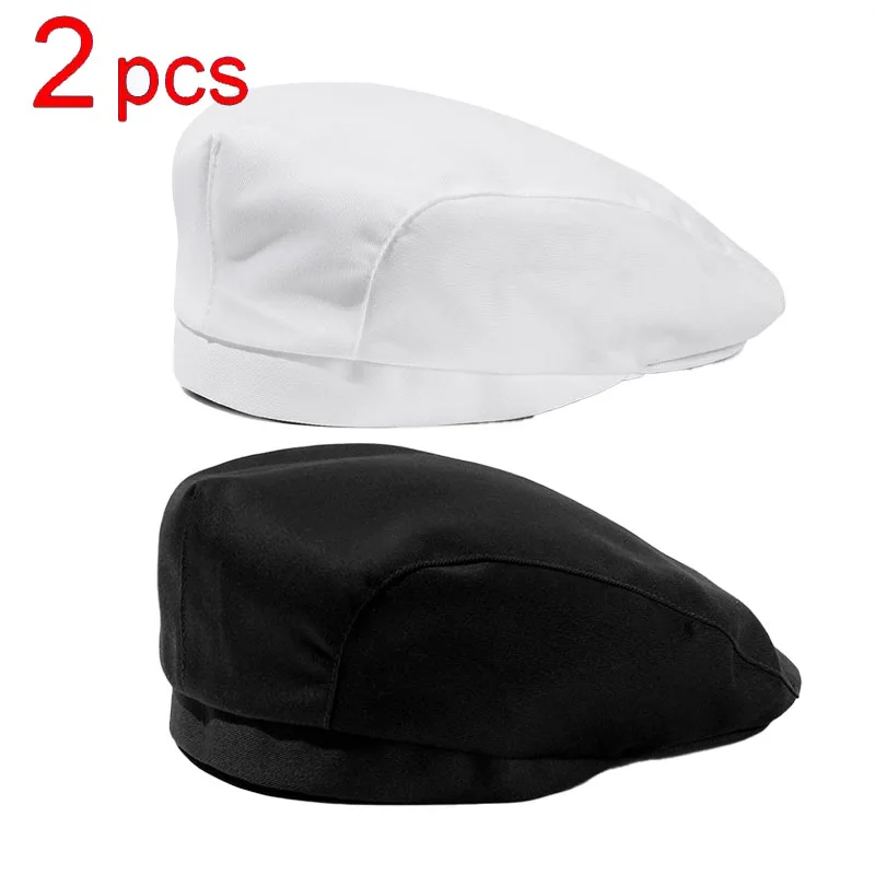 تقديم الطعام كوك قبعة 2/1 قطعة الشيف المطبخ قبعة العمل لخدمة الطعام فندق مطعم مقصف الخبز المنزلية الطبخ الشيف قبعة #2