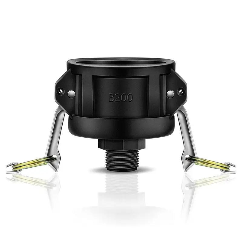 

Адаптер для еврокуба AEE8-275 (330 галлонов), 2-дюймовый дренажный адаптер для еврокуба с соединением для садового шланга Camlock