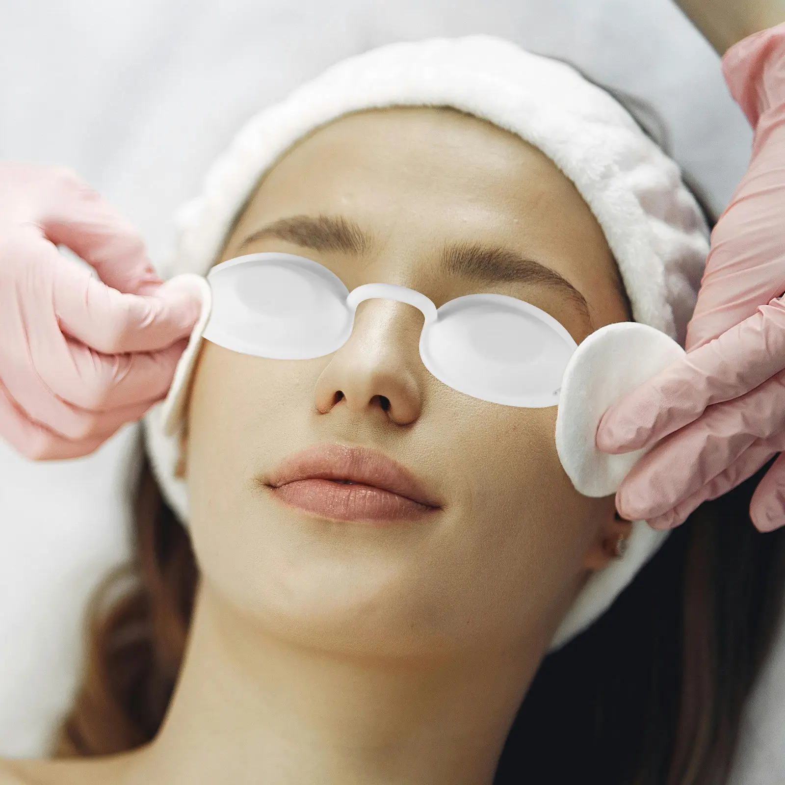 

2 шт. Защитные очки для глаз, регулируемые, для загара, безопасные очки для удаления татуировок и коррекции бровей