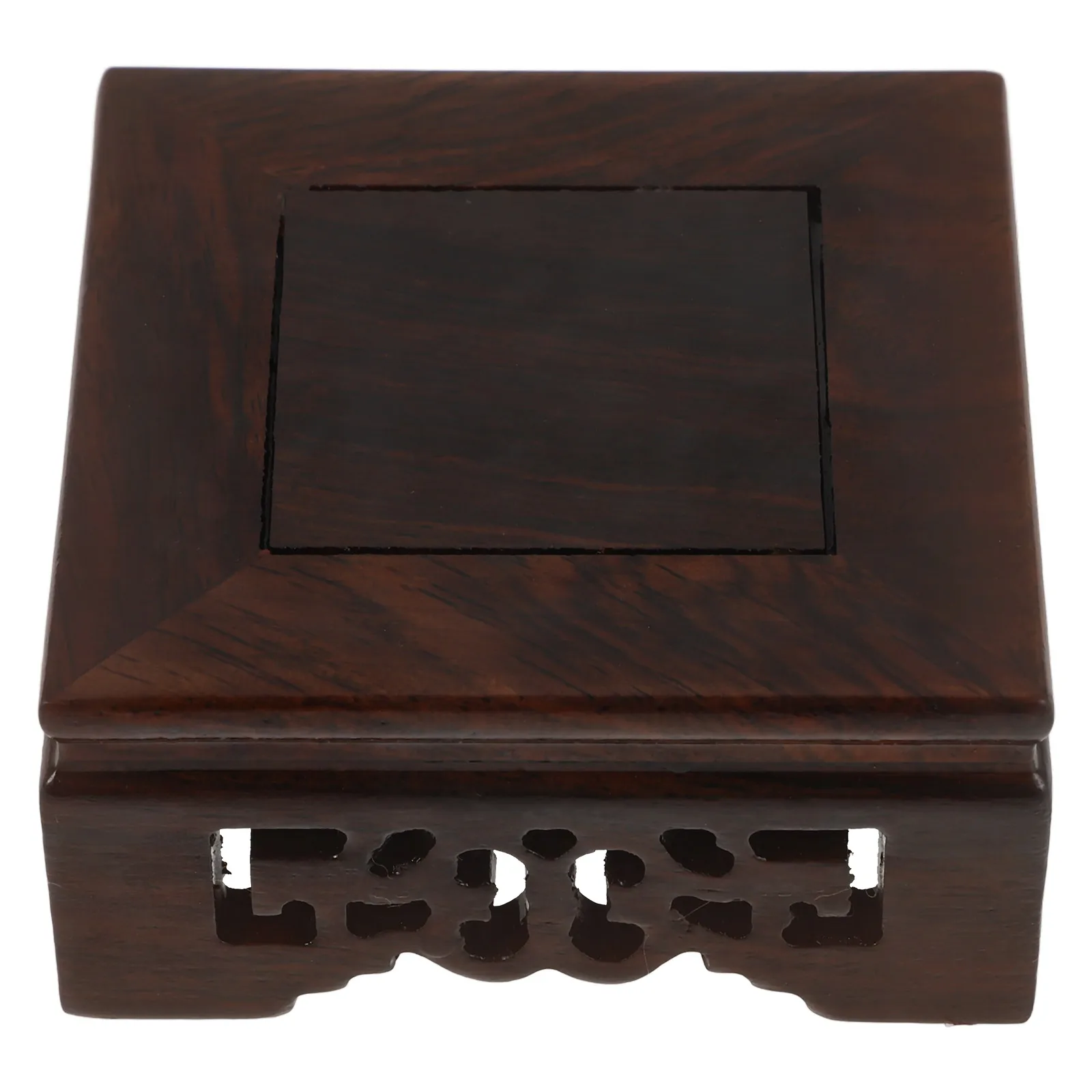 

Small Wooden Base Plant Stand Solid Wood Bonsai Pot Holder Indoor Flowerpot Riser Decorative Planter Stand Home Display Rack