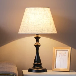 Bedside Table Lamps For Bedroom Lamp Nightstand Desk Lamp For Living Room Dresser Hotel Office Study Reading Desk Lam