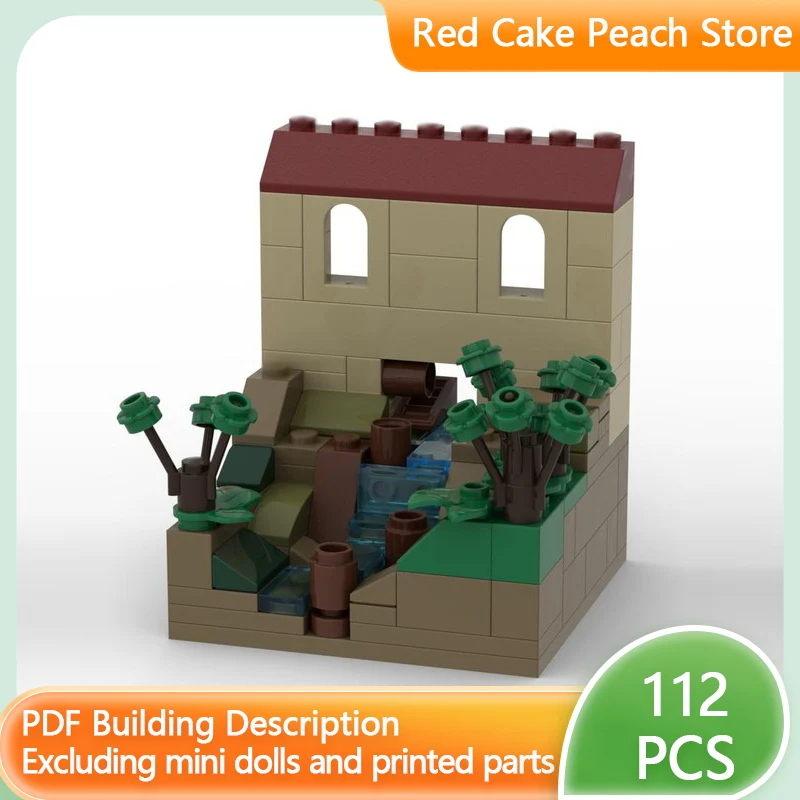 

Конструктор Ring Movie Model MOC: Сцена с деревянными бочками для рафтинга, модульная технология, детские праздничные подарки, игрушки для сборки