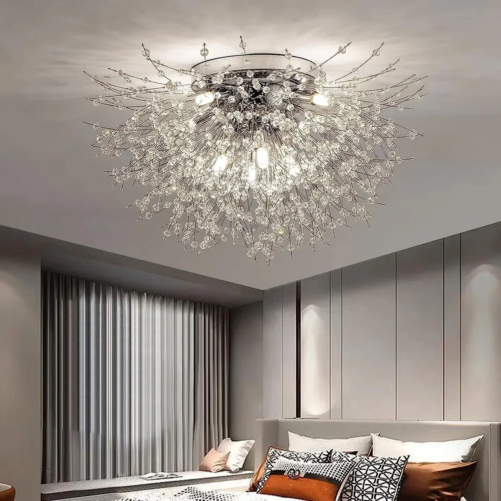 Lustre Modernt Ceiling light Dandelion LED G9 lamps three lighting modes  suitable for kitchen  bedroom living room Decor Lamp