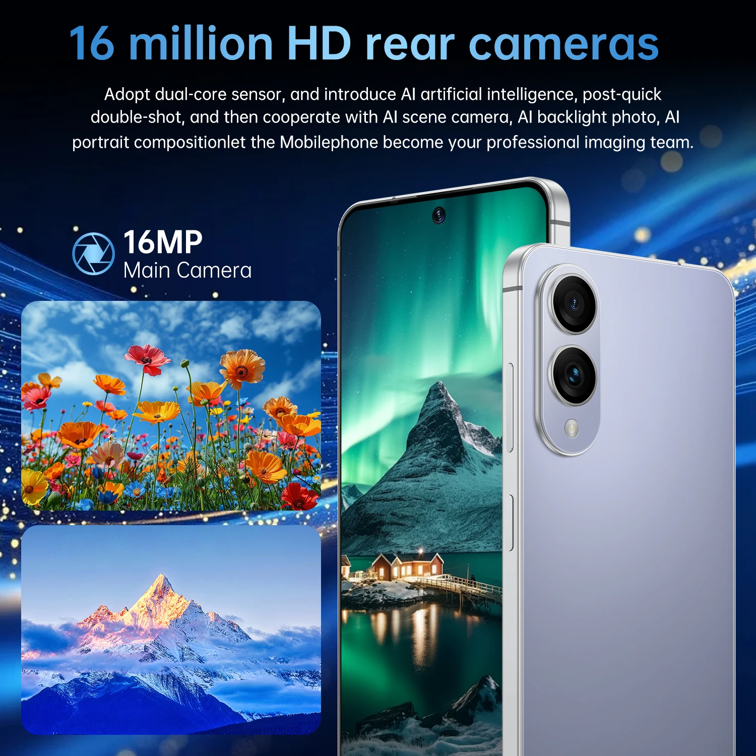 IVMI XS26 Ultra Smartphone 7.2Inch Android 12 4GB RAM 32G ROM Face ID 5500mAH Battery Google Play Store Mobile Phones