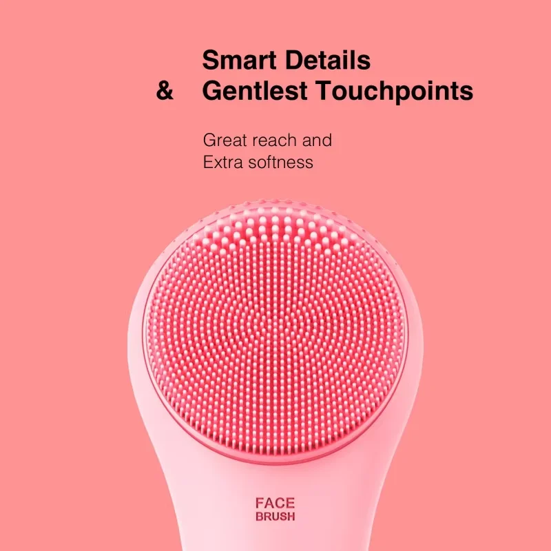 

2025 Newest Handheld Electric Scrubber Facial Cleansing Silicone Face Brush