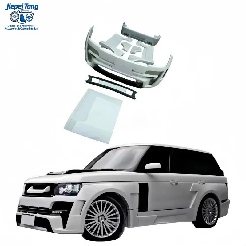 2010-2012 for Range Rover Executive Edition Upgraded to New HAM Wide Body Kit Front and Rear Bumpers Fenders