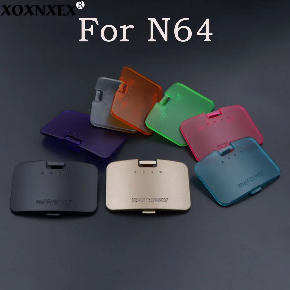 For N64 Console Memory Expansion Pack Jumper Pak Door Cover Multiple Color Optional Replacement Shell Retro Game Accessories