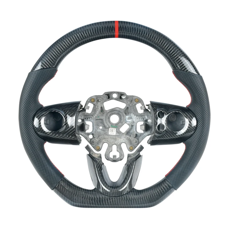 

Custom Car Carbon Fiber Steering Wheel Fit for MINI COOPER F54 F55 F56 F57 F60 2013 to 2021 steering wheel Carbon Fiber