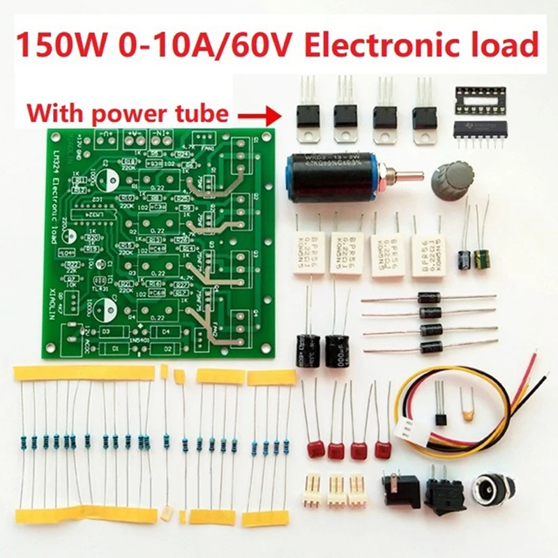 DIY Kits 150W 10A Battery Capacity Tester Adjustable Constant Current Electronic Load Discharge Test