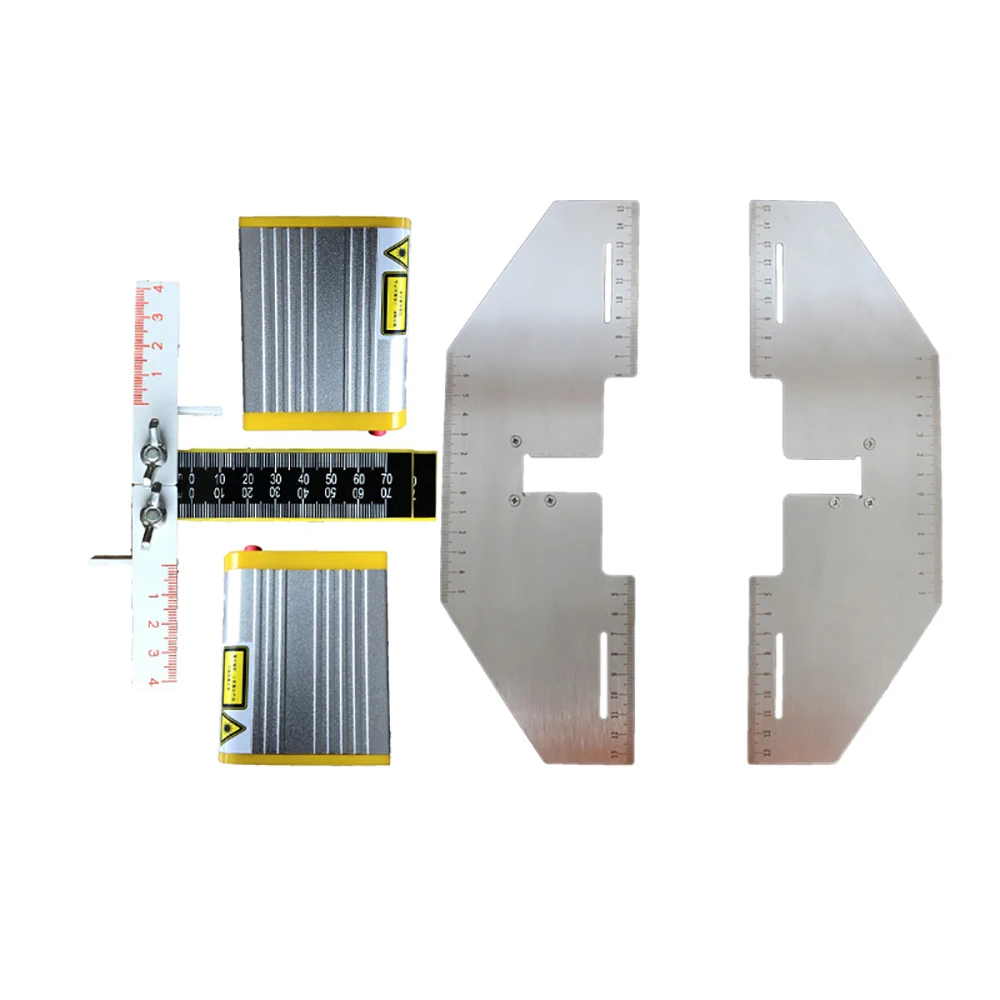 Elevator Guide Rail Installation Laser Alignment Instrument, Track Gauge Coplanarity Laser Tester