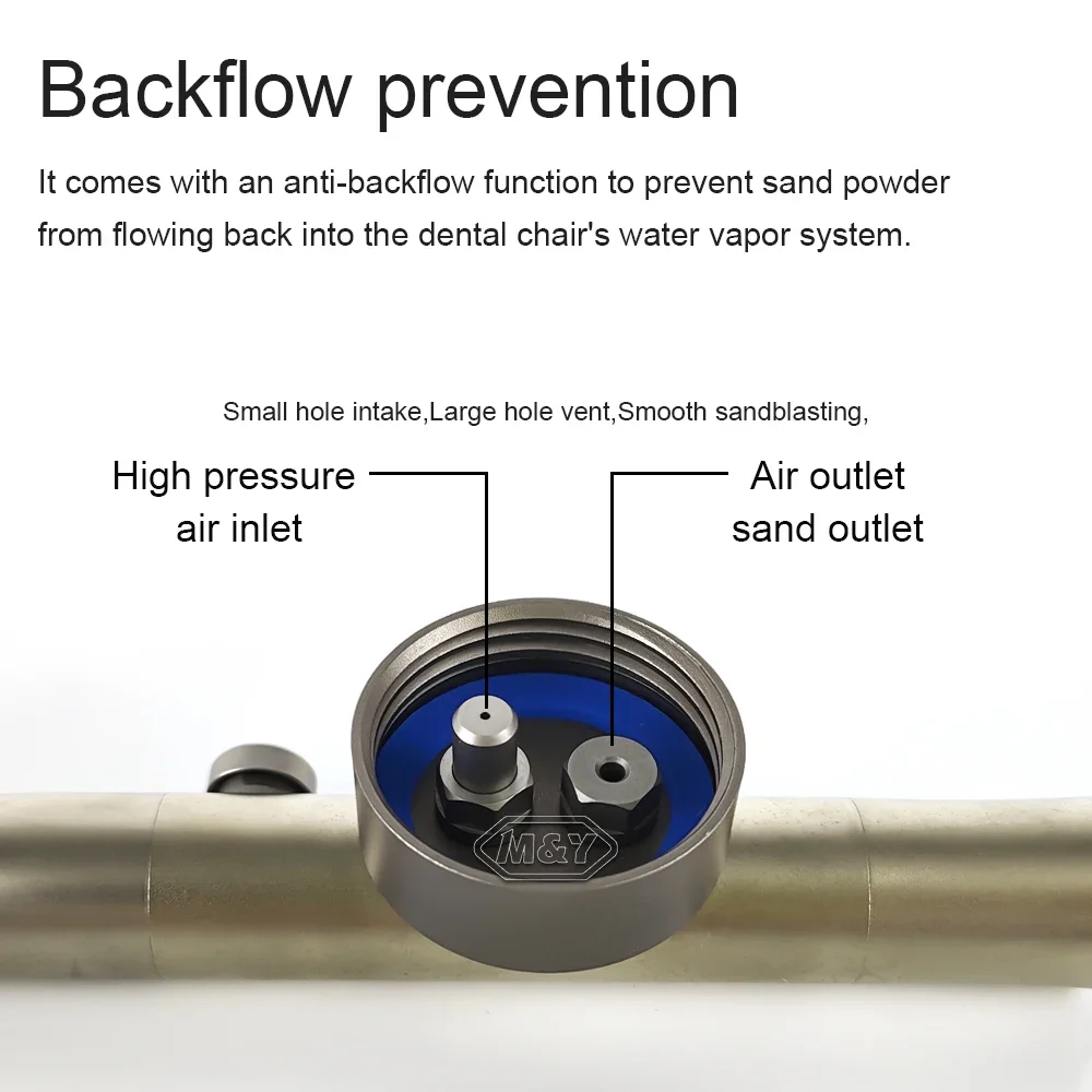 Dentals equipment Air Polishers aluminum oxide air Abrasion master Sandblaster with water spray with couplings 2in1 sandblasters