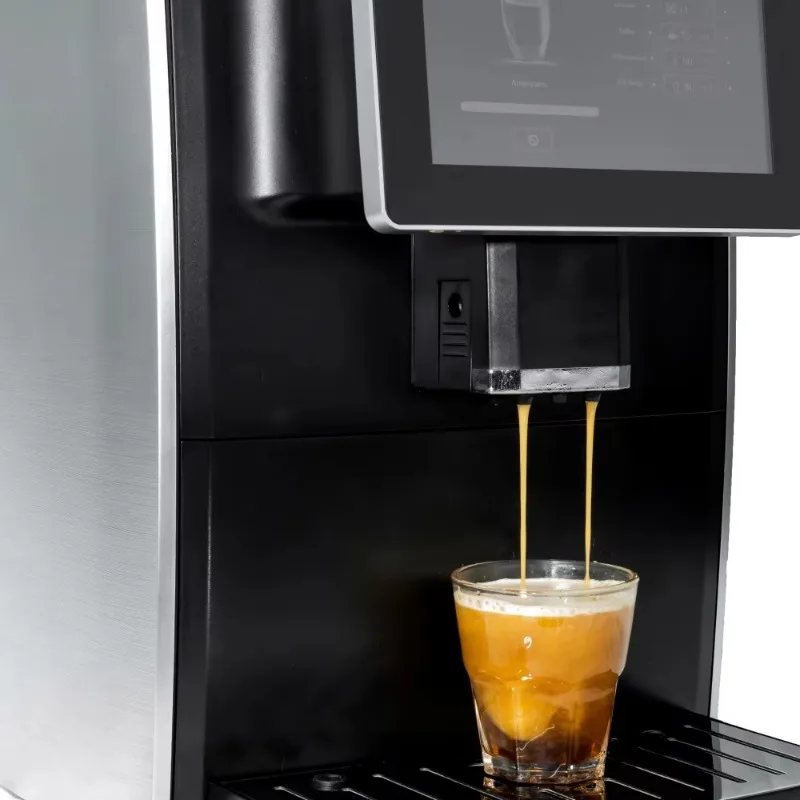 

Luxury Household Fully Automatic Stainless Steel Intelligent Espresso Coffee Maker Machine With Touch Screen Display