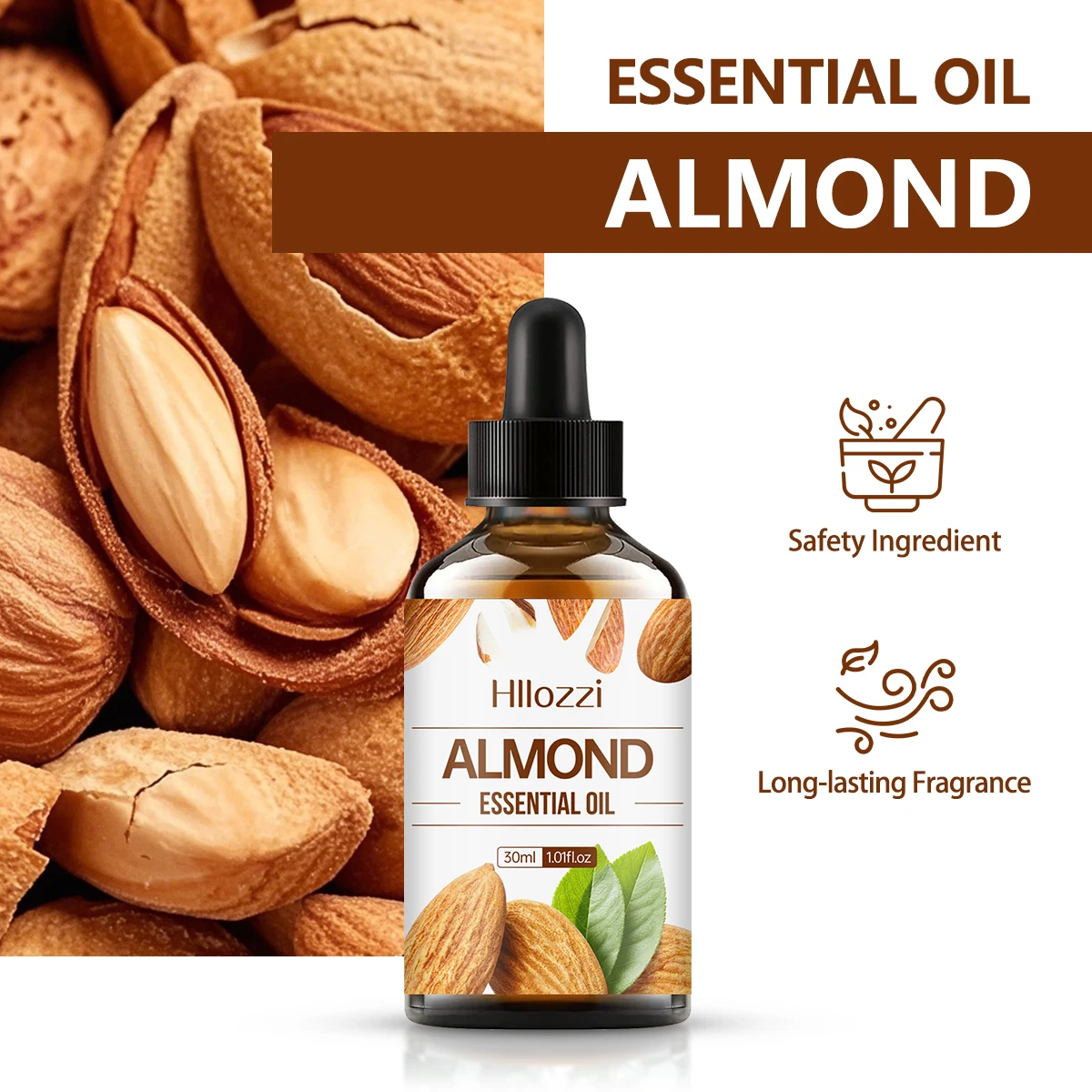 Bild 3: 30 ml ätherisches Mandelöl, Trägeröl, Pflegeöl, feuchtigkeitsspendend, Aromatherapie, Seife, Luftbefeuchter