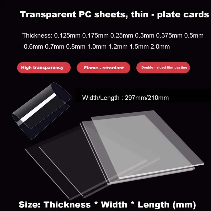 High-Purity PC Endurance Board Polycarbonate Hard Clear Sheet Laboratory Research Panel