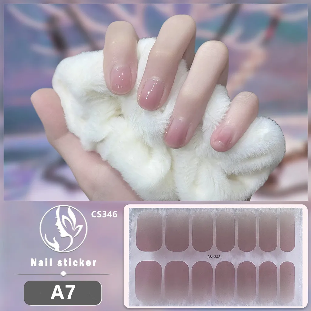 Adesivi per unghie a copertura totale Decorazione per unghie con smalto per unghie alla moda Adesivo per nail art autoadesivo con glitter scintillanti