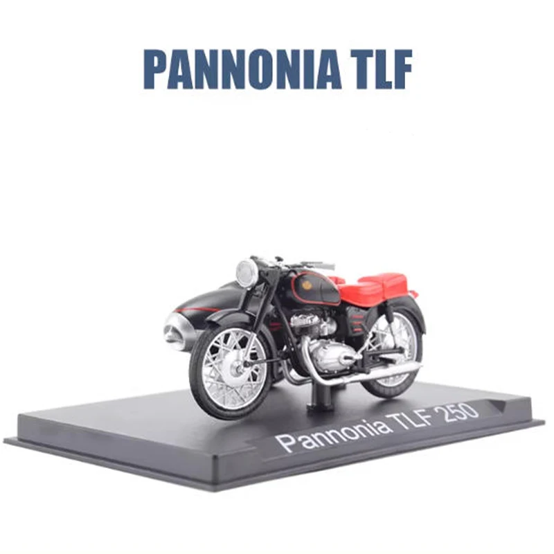 

Масштабная модель мотоцикла PANNONIA TLF 250 JMTN081 в стиле ретро, 1:24, пластиковая статическая модель, коллекционная игрушка, подарок, сувенир