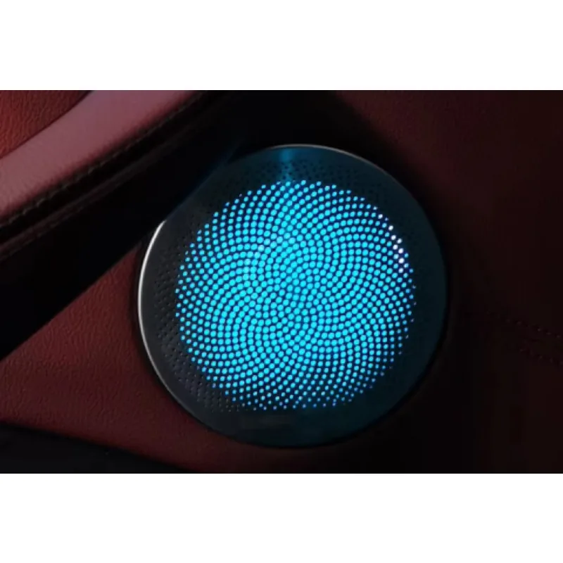 New Car Tweeter  Speaker Cover Luminous Ambient Light Audio Speaker Cover Interior Decoration view 4