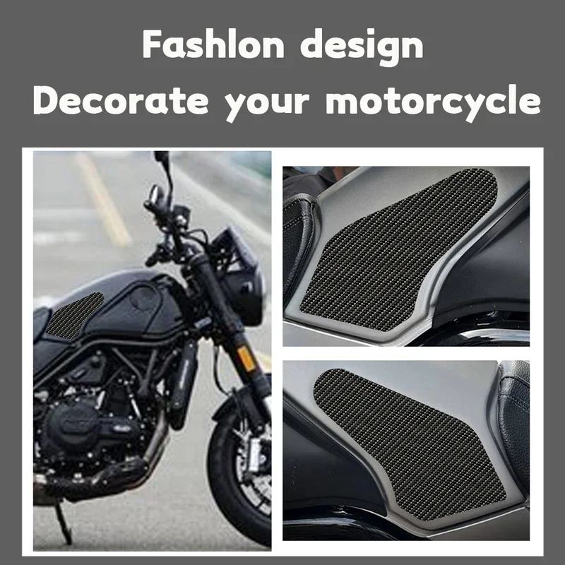 Motorcycle Modified Sticker Fish Bone Sticker Body Waterproof Scratch Proof Fuel Tank For Benelli Leoncino Trail 500