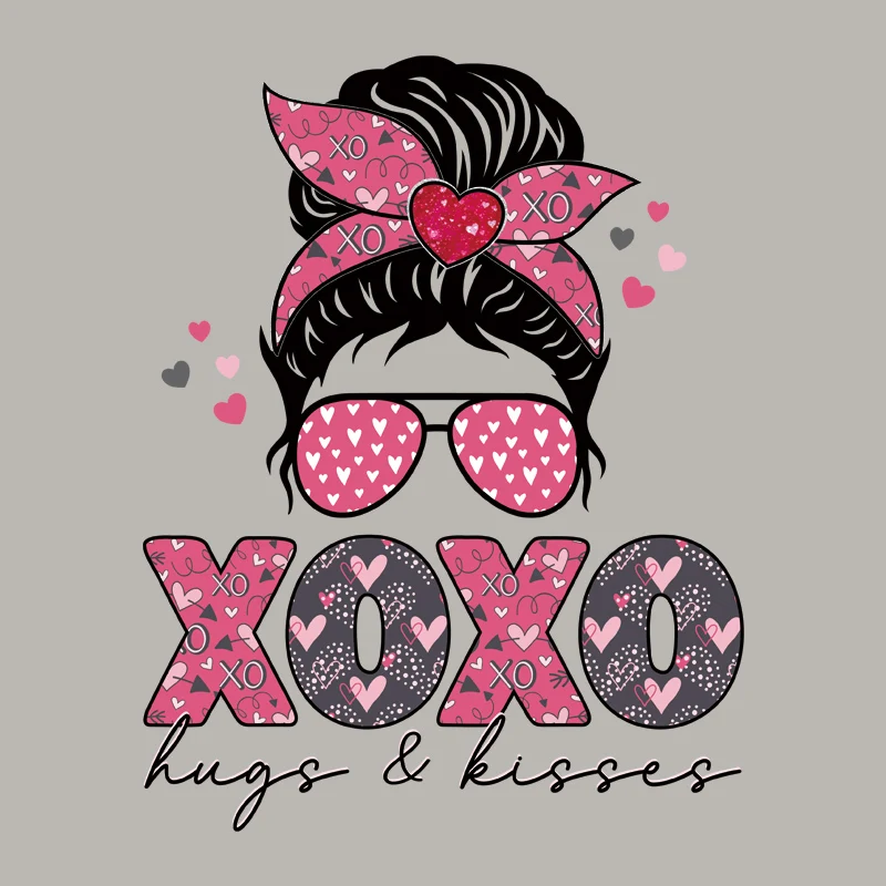 XOXO-Patchs thermocollants pour femmes, artisanat de couture bricolage, autocollant de vêtements à transfert de chaleur, film vinyle, accessoires de bricolage, cadeau Leon