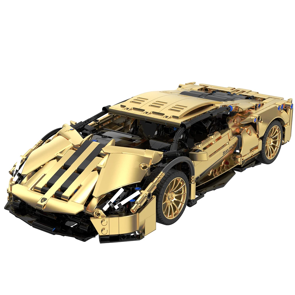 1: 14 Lamborghini Creative Series Racing Model Building Blocks Moc Expert Sports Car Toys Adult Birthday Gift Assembly Toys