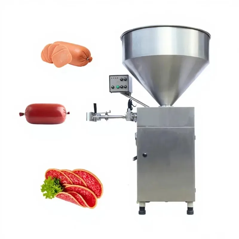 Customize Precision Hydraulic Stuffer-2g Filling Accuracy Food-Grade SUS304 Steel Throughput Hopper Three/Single