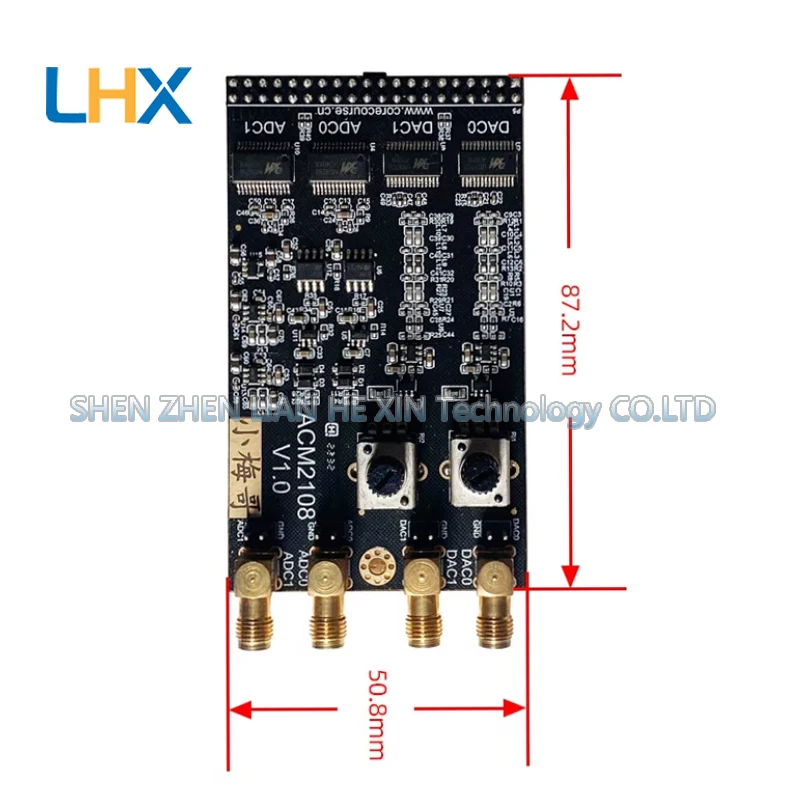ACM2108 8-bit dual-channel 35M high-speed ADC 125M DAC module DDS data acquisition