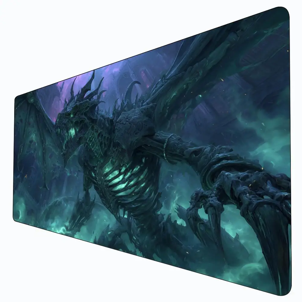 

Dark Skeleton Dragon Design MTG Playmat Magic Card Battle Mat Non-Slip Durable 35X60CM Commander playmat tapete magic mtg