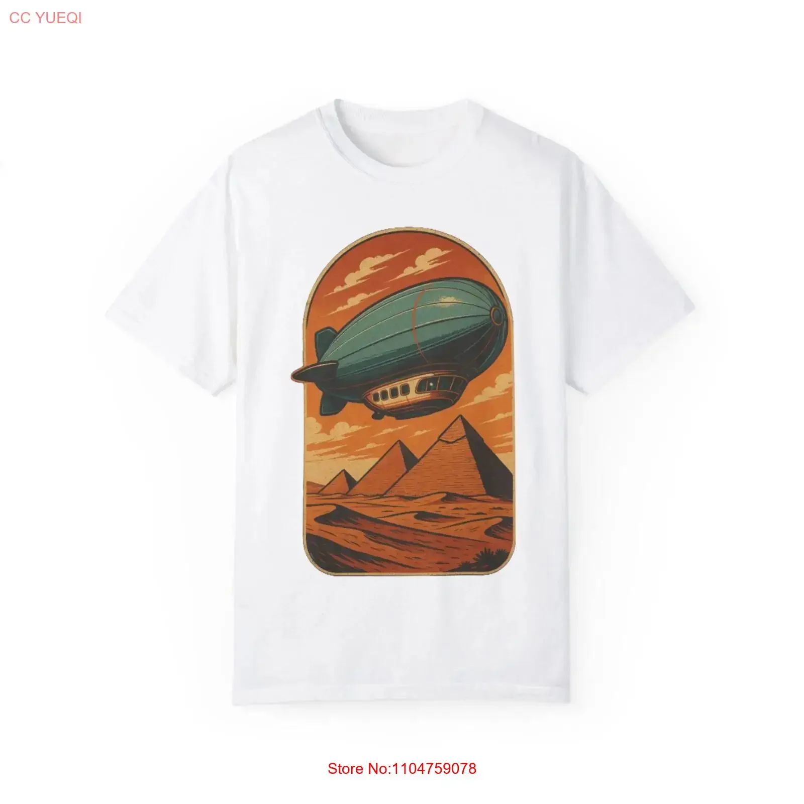 Pyramid Blimp GG T Shirt vintage Washed graphic Stretched Comfortable Unisex Slightly Casual Stylish Top For Everyday Wear