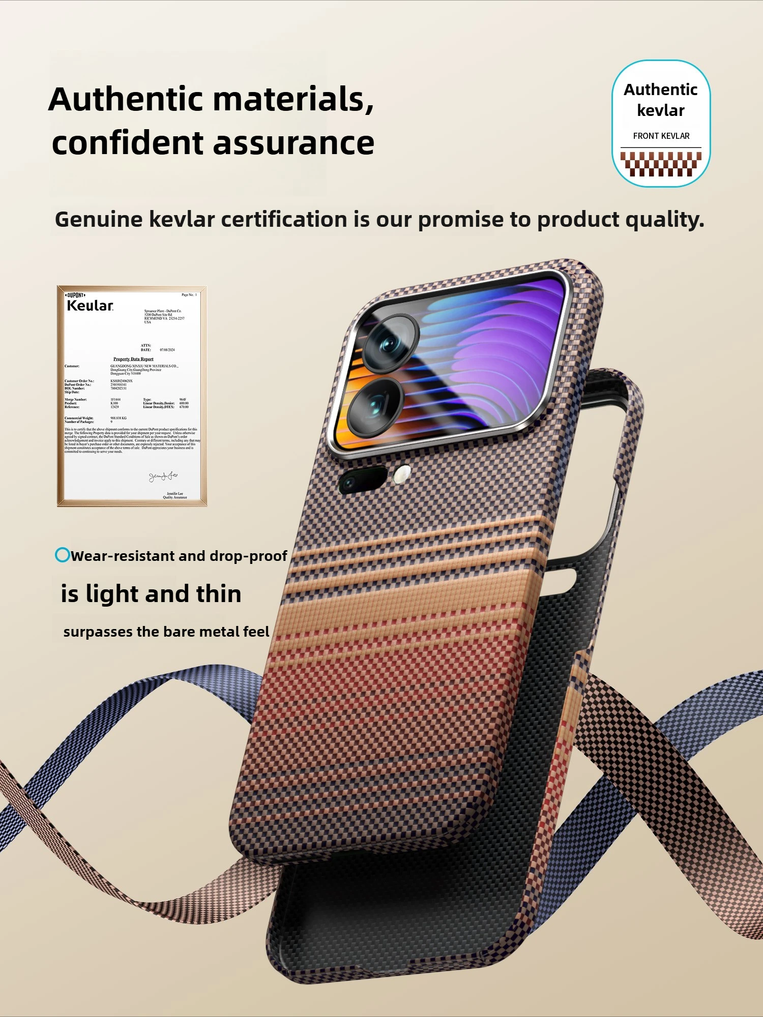 

[Настоящий кевларовый чехол] для Xiaomi 17 Pro Max, новый ультратонкий кевларовый чехол из арамидного волокна с магнитным защитой от падения, чехол для телефона xiaomi 17Pro