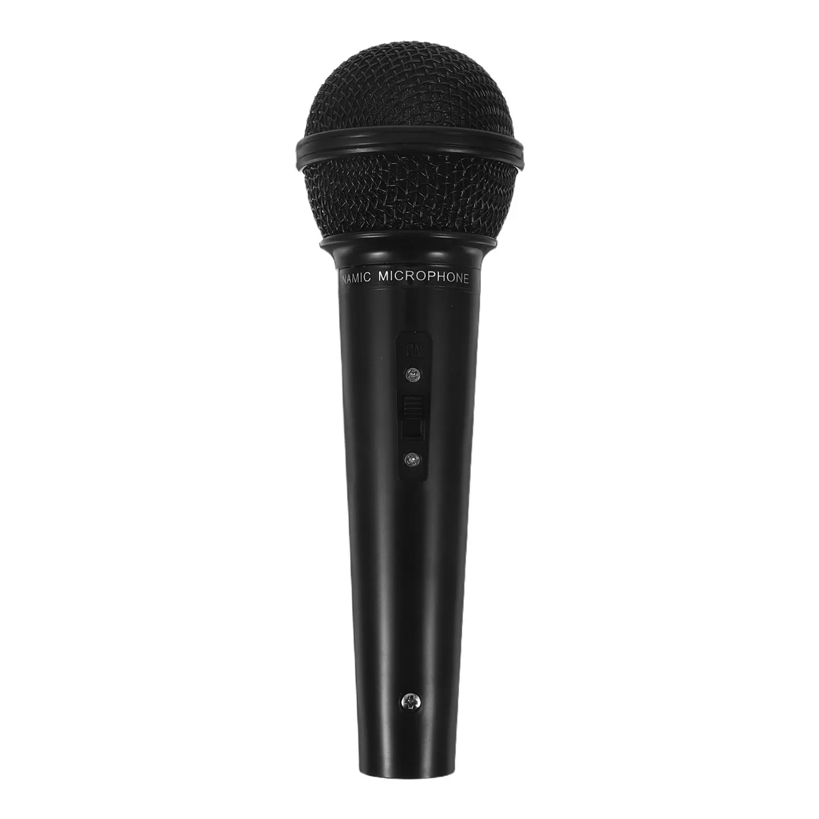 Pretend Microphone Realistic Simulation Handheld for Interview Role Play Singing Stage Costume Prop Pretend Microphone