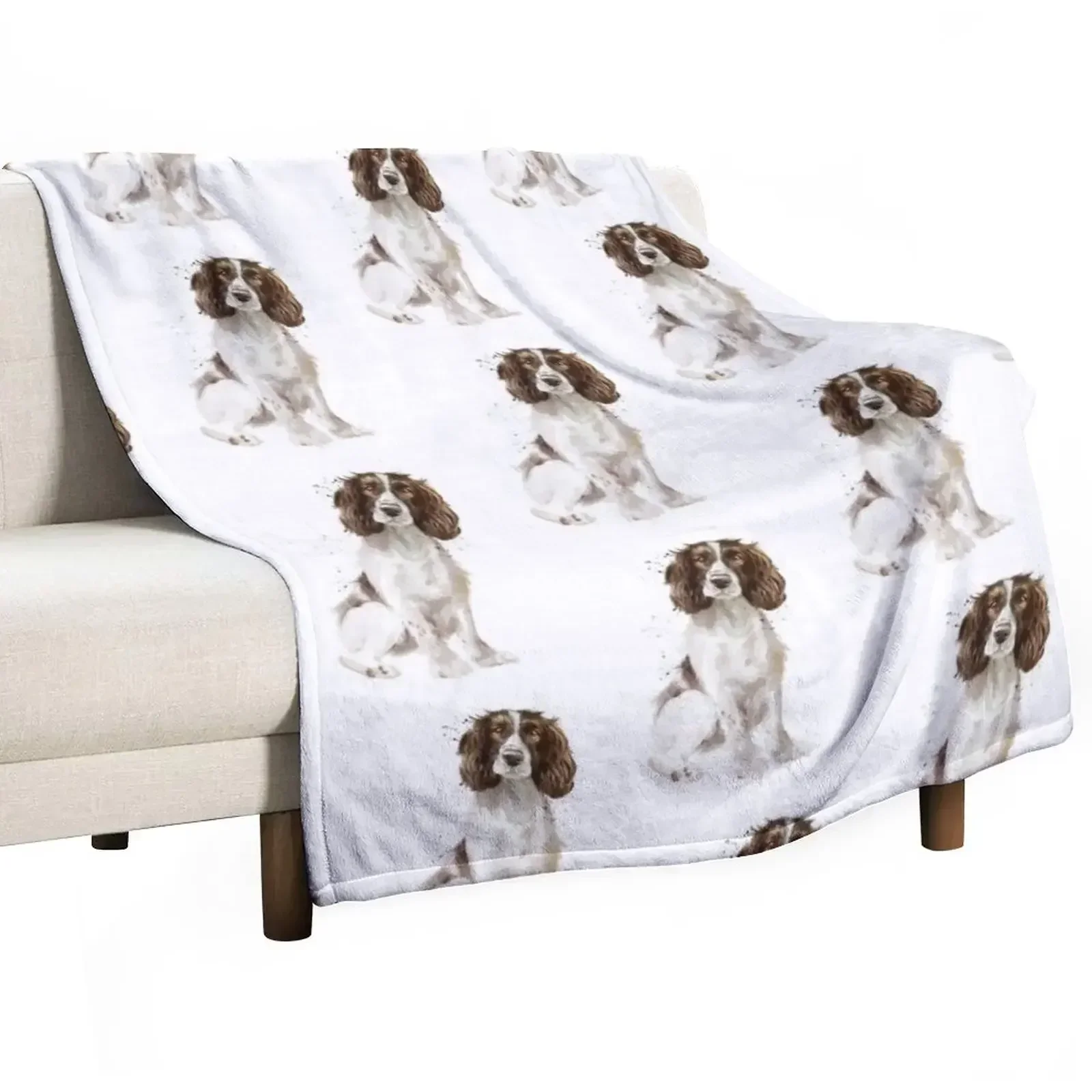 

Springer Spaniel Throw Blanket Luxury Throw heavy to sleep christmas gifts Sleeping Bag Blankets