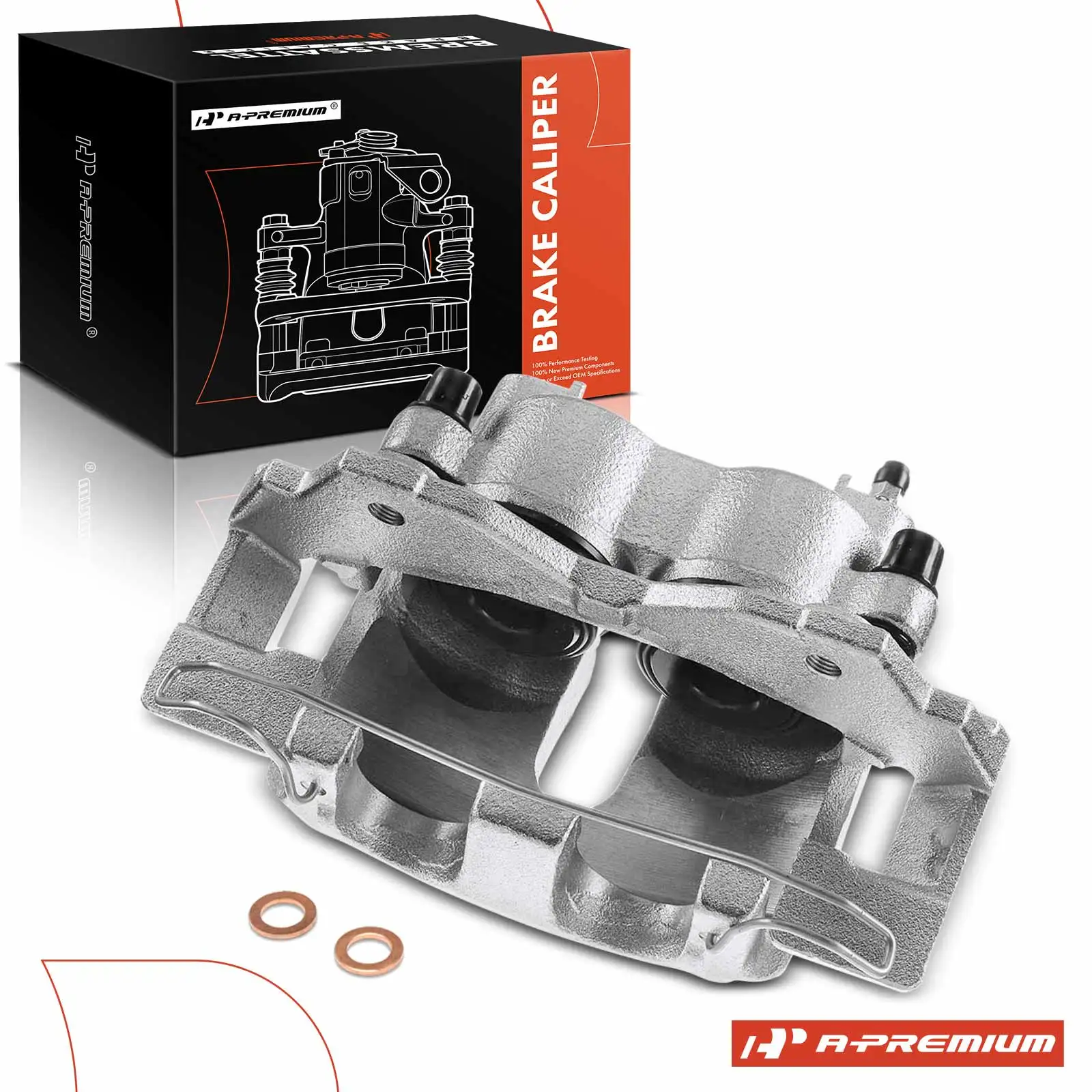 A-Premium Front Left Side Brake Caliper with Bracket for Jeep Grand Cherokee 1999-2002