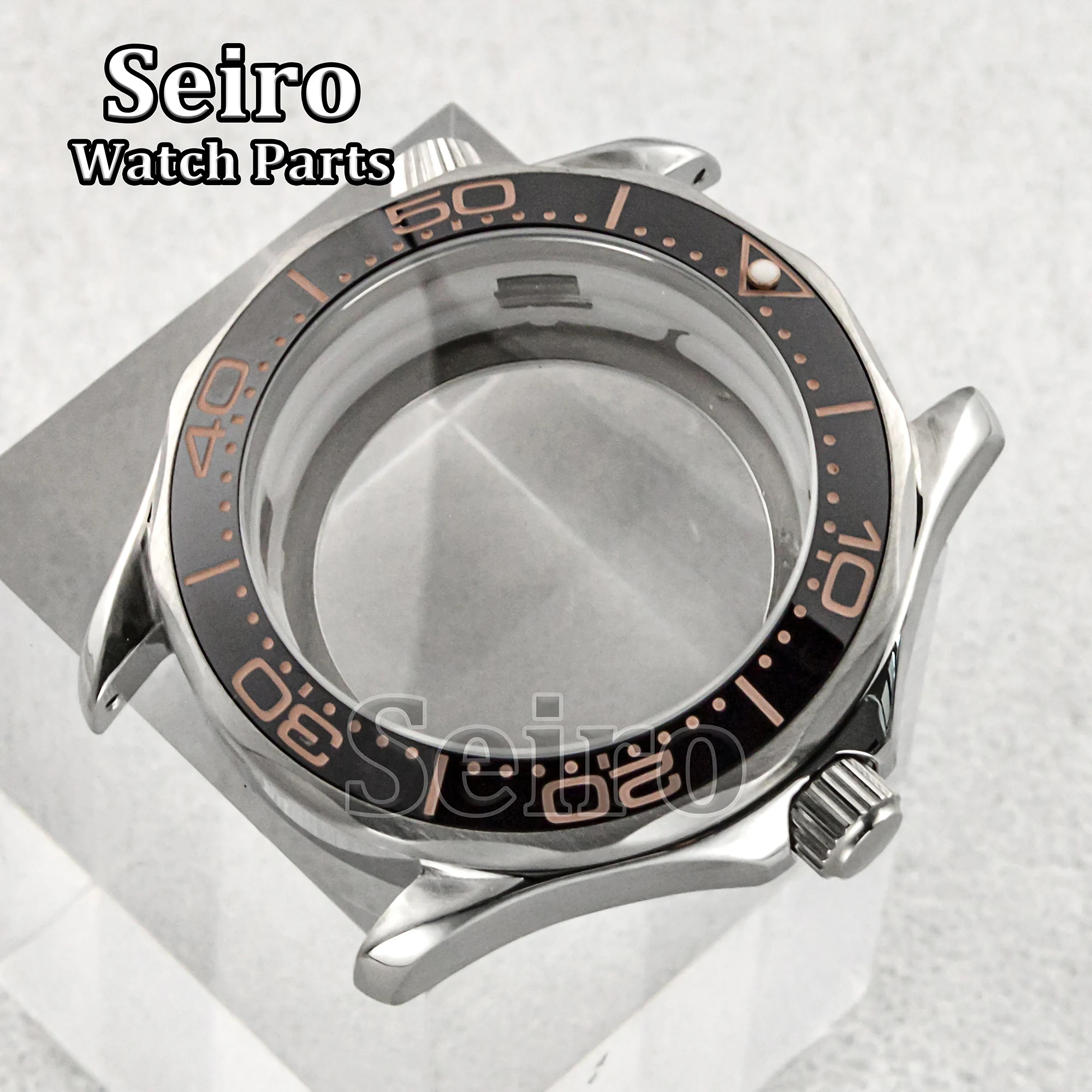 

41MM NH35 Case Dial Hands Stainless Steel Bracelet Strap Men Case for Seamaster 300 NH36 Movement 31MM Dial Accessories Parts