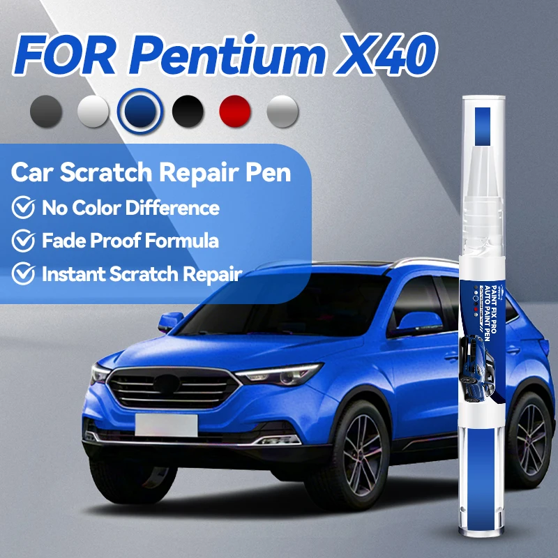 

Горячая новинка 2026: Ручка для ремонта автомобильной краски (для Pentium X40) – аксессуары для устранения царапин, цвета: асфальтовый синий, белый, красный, полуночный синий.