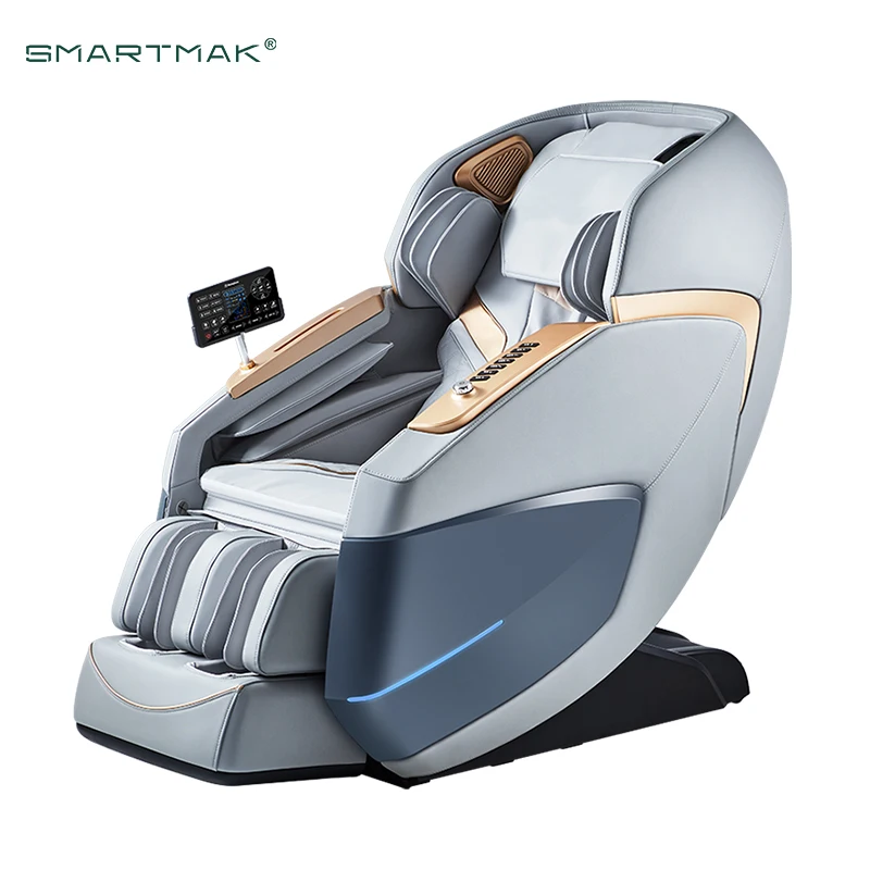 Silla de Masaje Comercial Zero Gravity 3D 4D con Bolsas de Aire para Masaje Corporal Completo
