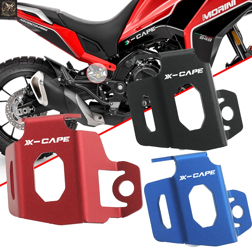 Rear Brake Fluid Reservoir Guard Cover Protector For Moto Morini XCape 650 650X X Cape 650 Oil Cup Guard Motorcycle Accessories