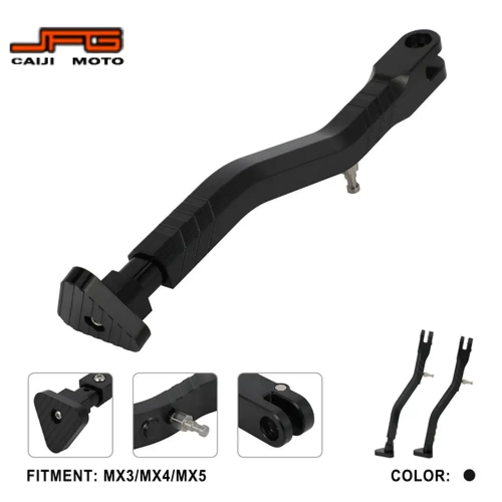 

Регулируемая боковая подставка для ног для мотоциклов MX3 MX4 MX5, подставка для электронного велосипеда, аксессуары для мотокросса, алюминиевый велосипед с ЧПУ для грязи