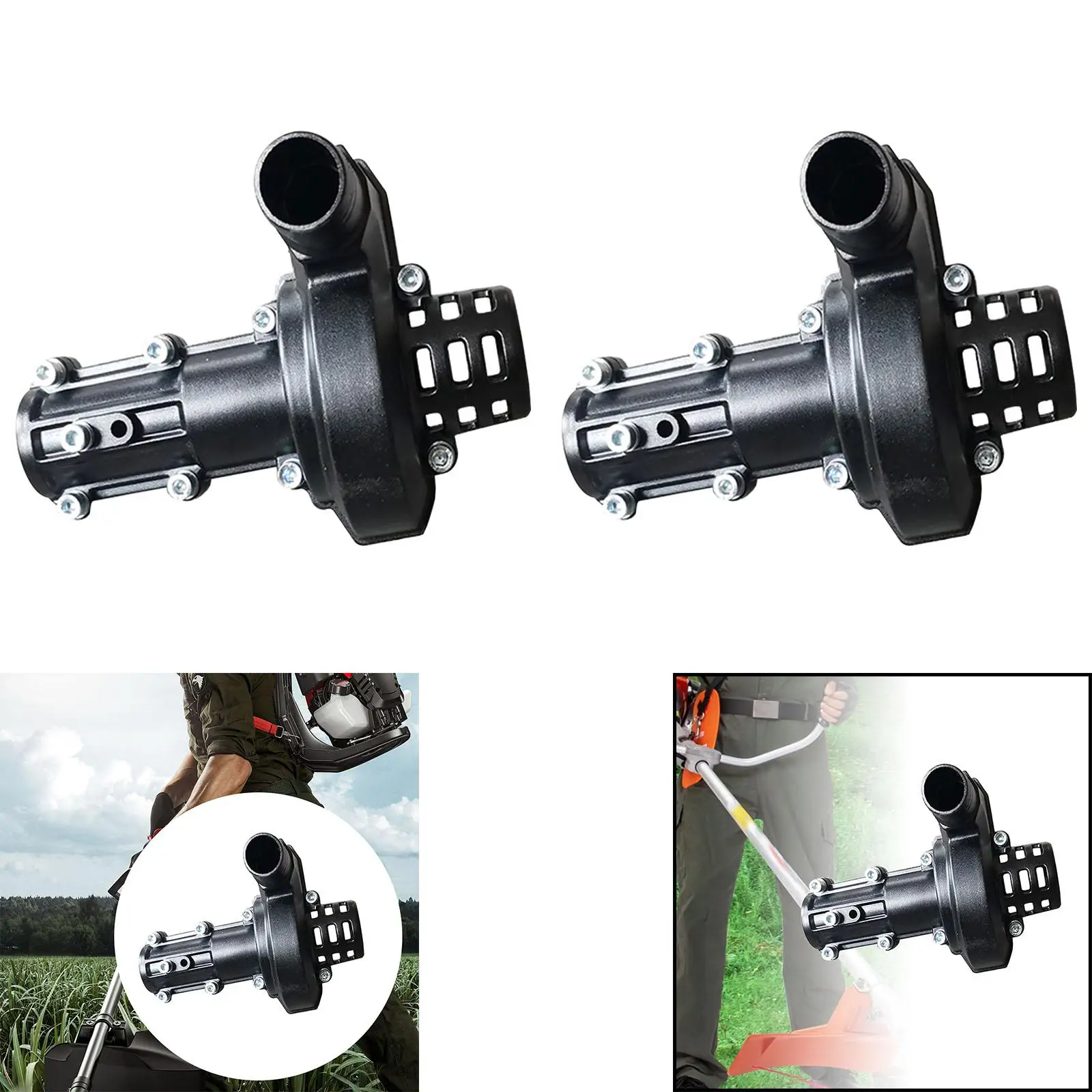 Imagem -02 - Compact Water Pump Head Strong Pressure Agricultura Irrigação Trimmer Parts 26 mm t Grass Trimmer Cortador de Escova