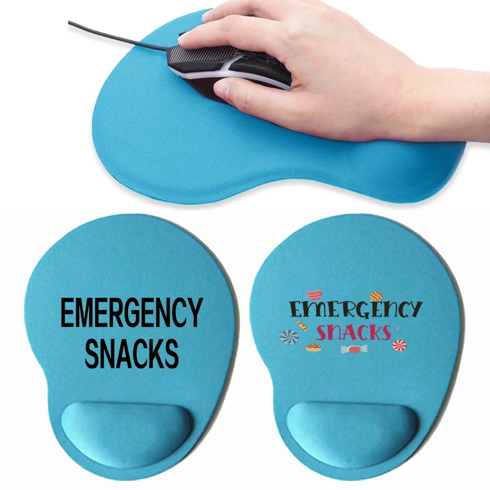 Mousepad Portable Desk Mat Soft Smooth Thin Non-Slip Print Snack Series Fast and Accurate Control Mousepad for Office Home