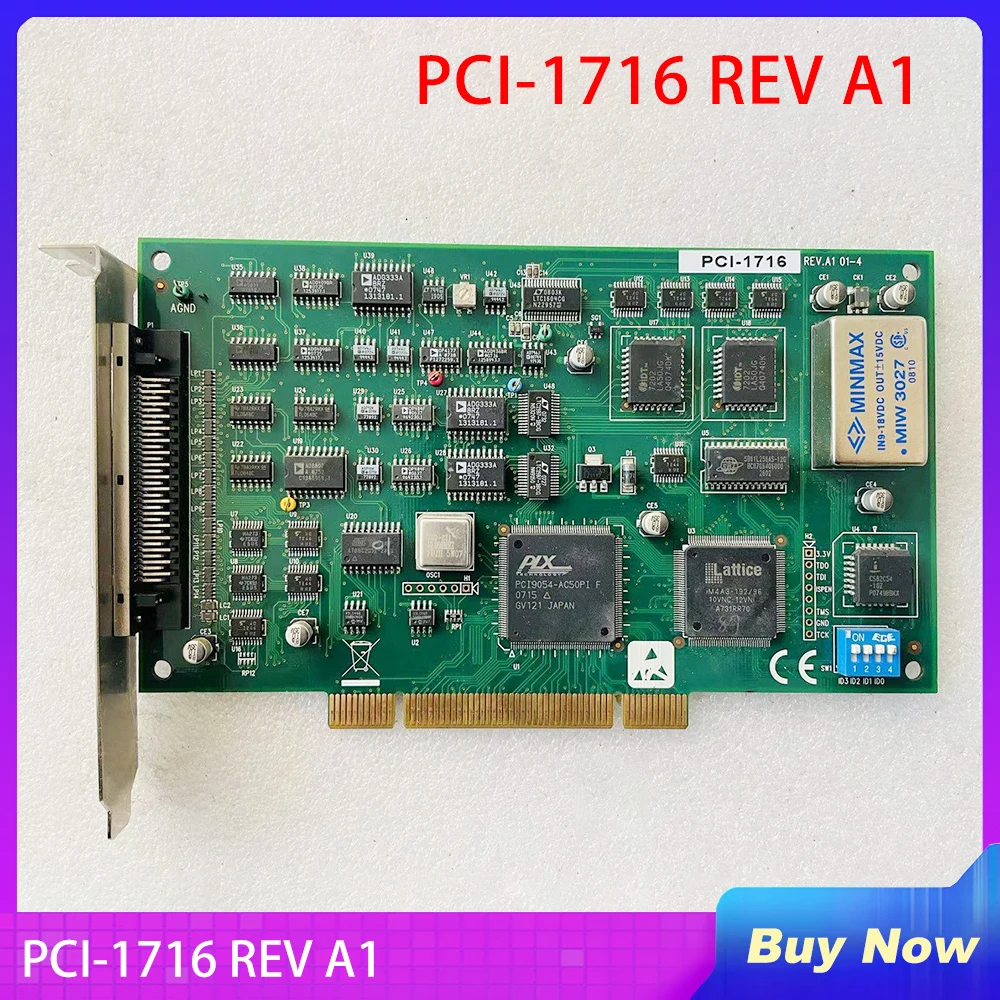 

For Advantech 16 Bit 16-Channel High-Resolution Multi-Function 1K FIFO 250KS /S Sampling Rate Data Capture Card PCI-1716 REV A1