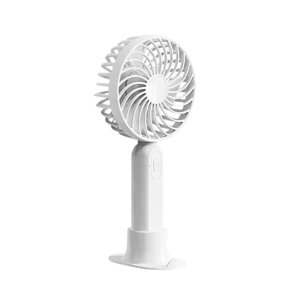 Portable Mini Air Cooler Electric Handheld Fan - USB Rechargable, Ultra-Quiet, 3-Speed Adjustable, Home & Outdoor